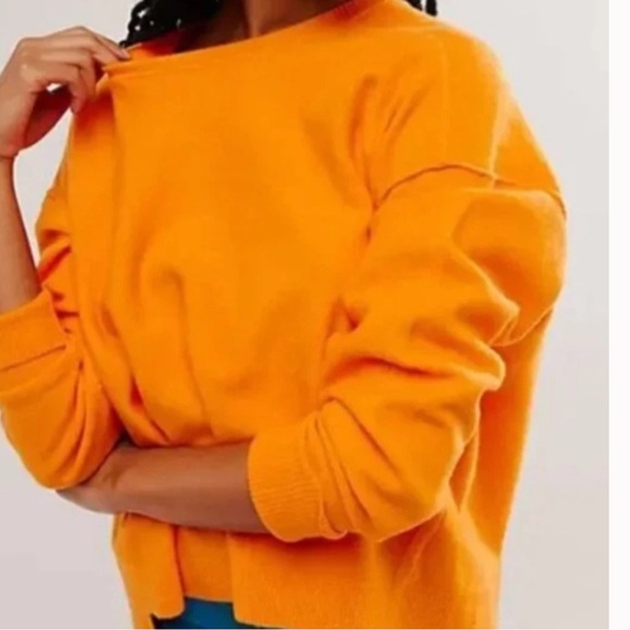 Free People Sweaters - NEW FREE PEOPLE Luna Pullover sweater in Marigold $148